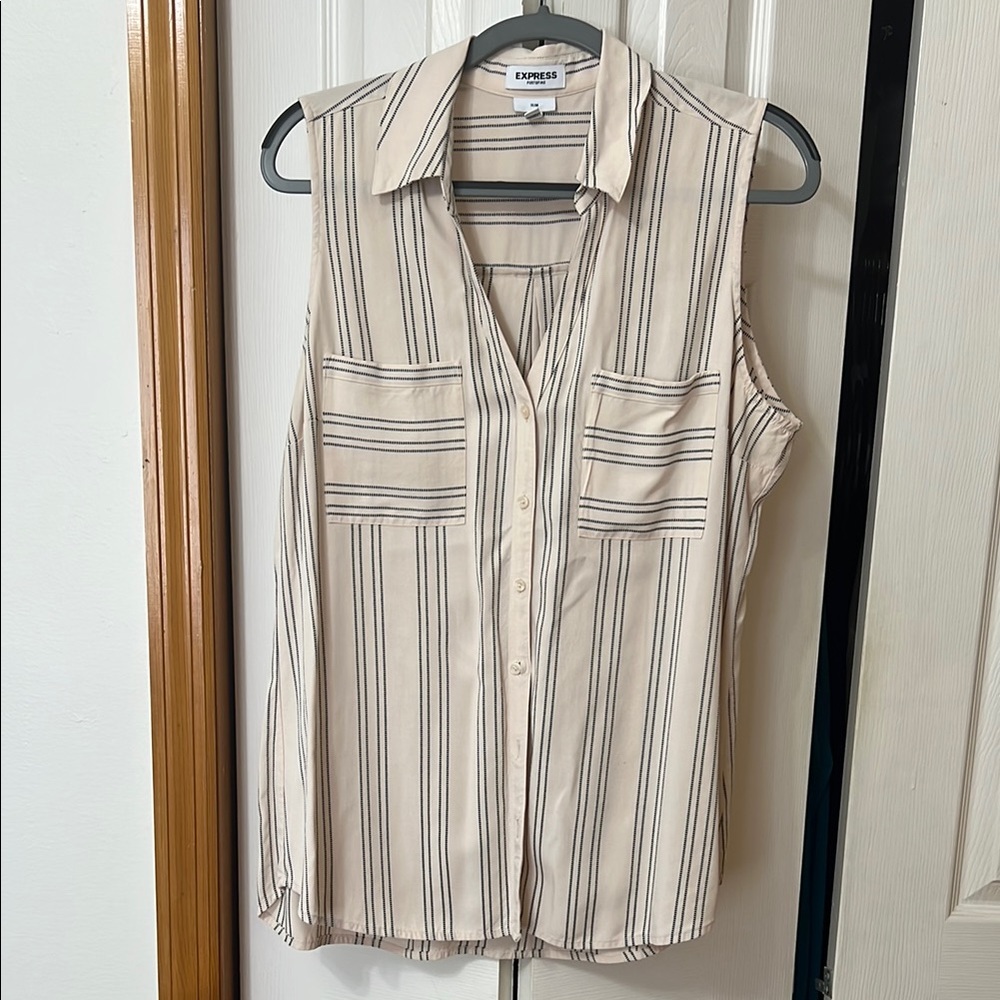 Express Slim Portofino Sleeveless Top